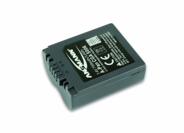ANSMANN A-Pan CGA S006 - Kamerabatteri - Li-Ion - 800 mAh - for Panasonic Lumix DMC-FZ18, FZ28, FZ30, FZ50, FZ8EB-K, FZ8EB-S, FZ8EG-K, FZ8EG-S, FZ8K,