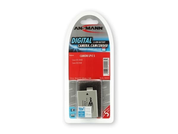 Ansmann A-Can LP-E5, 1000 mAh, 7,4 V, Litiumioni (Li-Ion)