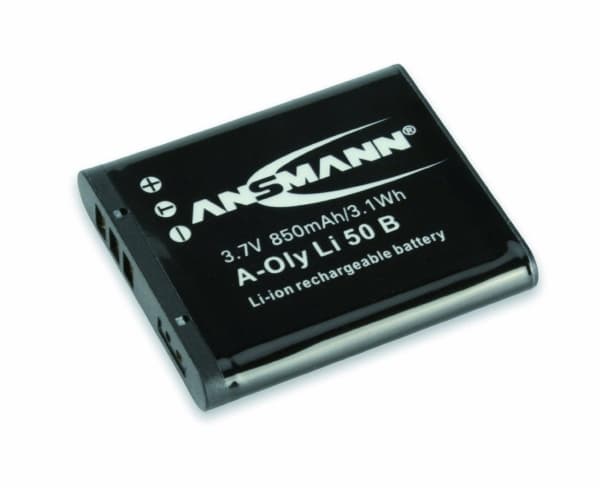 ANSMANN A-Oly LI 50 B - Kamerabatteri - Li-Ion - 770 mAh - for Olympus µ[MJU:] 10XX, 9000, TOUGH-6000, 8000; Stylus 10XX, 9000, Tough 6000, Tough 800