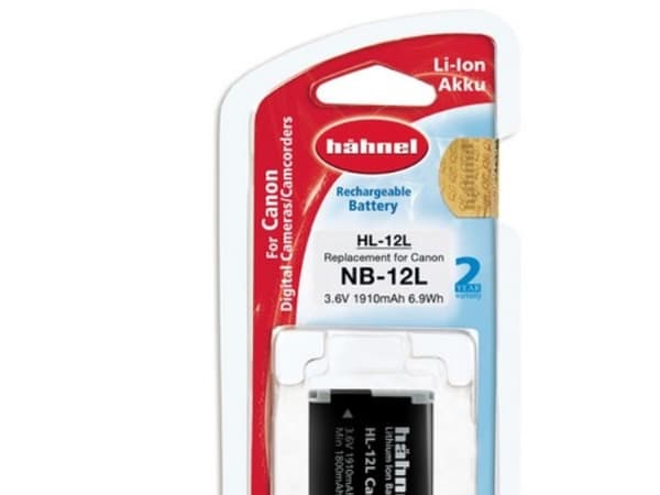 Hähnel HL-12L - Batteri - Li-Ion - 1910 mAh - for Canon iVIS mini X; LEGRIA mini X; PowerShot G1 X Mark II, N100; VIXIA mini X