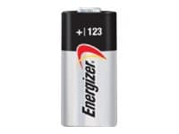 Energizer 123 Lithium, Kertakäyttöinen akku, CR123A, Litium, 3 V, 2 kpl, Musta, Harmaa