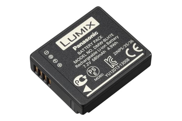 Panasonic DMW-BLH7E, 680 mAh, 7,2 V, Litiumioni (Li-Ion)