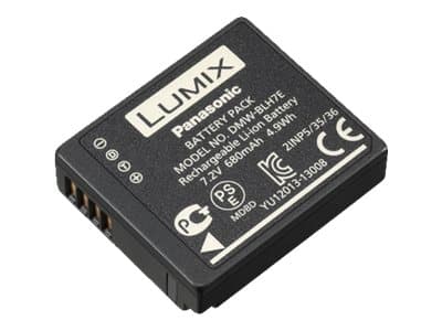 Panasonic DMW-BLH7E, 680 mAh, 7,2 V, Litiumioni (Li-Ion)