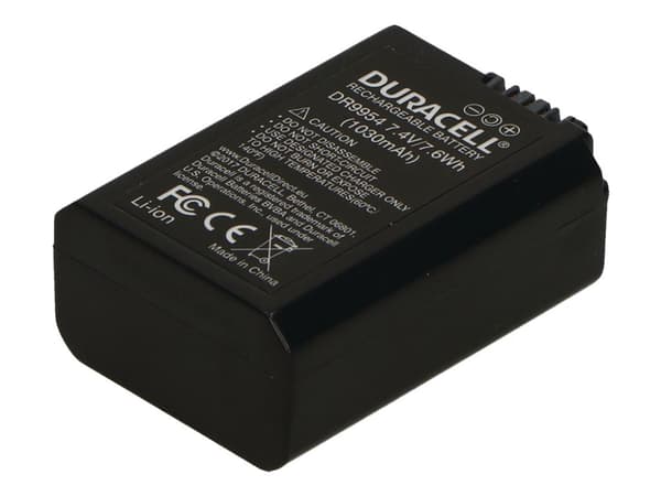 Duracell DR9954 - Batteri - Li-Ion - 900 mAh - for Hasselblad Lunar; Sony Cyber-shot DSC-RX10; a6100; a6300; a6400; a6500; a7R II; a7s II