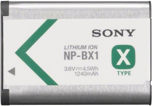 Sony NP-BX1 - Batteri - Li-Ion - 1240 mAh - för Sony ZV-1, ZV-1F; Cyber-shot DSC-HX95, HX99, RX100, WX700; VLOGCAM ZV-1G