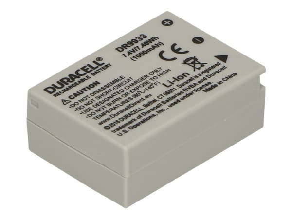 Duracell DR9933 kameran/videokameran akku Litiumioni (Li-Ion) 1000 mAh