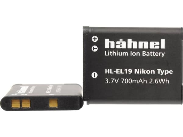Hähnel HL-EL19 - Batteri - Li-Ion - 700 mAh - for Nikon Coolpix A100, A300, S2900, S32, S33, S3700, S5300, S6800, S6900, S7000, W100, W150