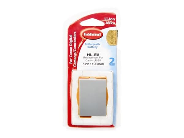 DK BATTERY CANON HL-E8 HL-E8, 1120 mAh, 7.2 V,