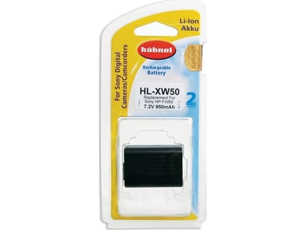 Hähnel HL-XW50 Kamera-batteri Erstatter original-batteri NP-FW50 7.2 V 1000 mAh
