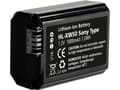 Pikkukuva 2 / 5: Hähnel HL-XW50 Kamera-batteri Erstatter original-batteri NP-FW50 7.2 V 1000 mAh