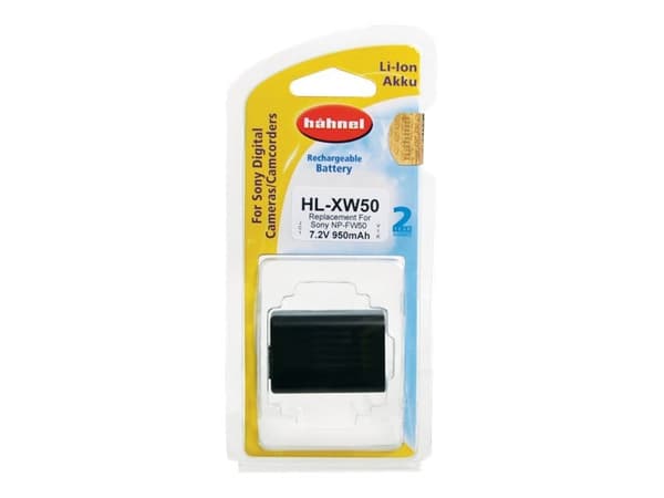 Hähnel HL-XW50 Kamera-batteri Erstatter original-batteri NP-FW50 7.2 V 1000 mAh