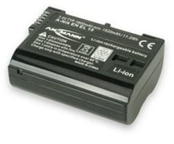 ANSMANN A-Nik EN EL 15 - Batteri - Li-Ion - 1600 mAh - for Nikon D600, D610, D7000, D7100, D7200, D750, D7500, D800, D800E, D810, D810A, Z 6II, Z7; 1