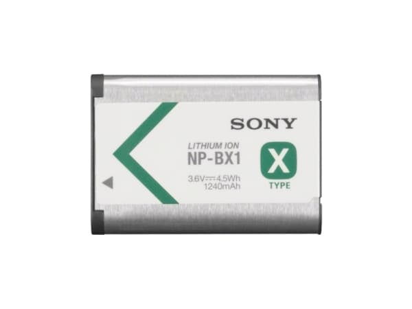 Sony NP-BX1 - Batteri - Li-Ion - 1240 mAh - for Sony ZV-1, ZV-1F; Cyber-shot DSC-HX95, HX99, RX100, WX700; VLOGCAM ZV-1A, 1G