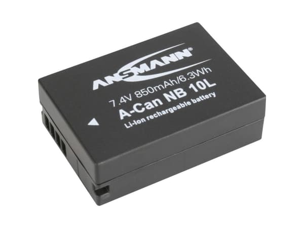 Ansmann A-Can NB 10 L - Batteri - Li-Ion - 850 mAh - for Canon PowerShot G1 X, G15, G3 X, SX40 HS, SX50 HS, SX60 HS