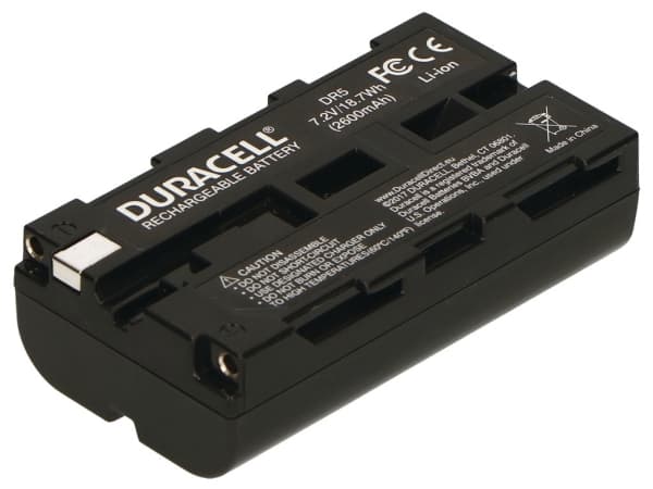 Duracell DR5, 2600 mAh, 7,2 V, Litiumioni (Li-Ion)