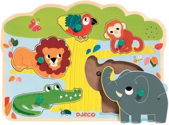 DJECO DJ01708, 5 kpl, Eläimet, 1,5 vuosi/vuosia