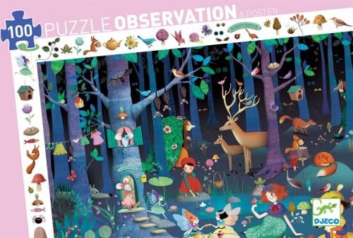 Djeco Puzzle - Metsä (100 palaa) ( DJ07504 )