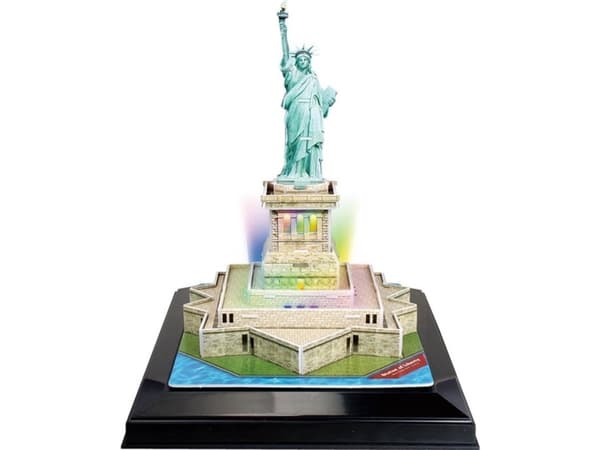 Cubic Fun Puzzle 3D LED Frihetsgudinnen