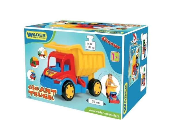 WADER Gigant Truck Dump Truck 55 cm i kartong