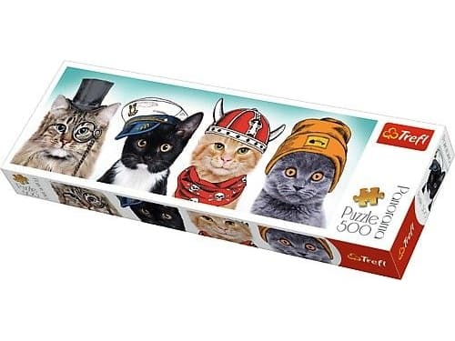 Trefl puslespill, 500 brikker. Panorama – Fluffy Crew (GXP-645440)