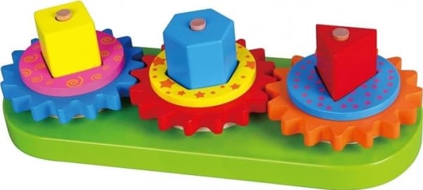 Viga Viga Tre Pedagogisk Gear Shape Sorter