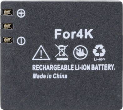 Easypix 01470, Lithium-Ion (Li-Ion), 1050 mAh, Kamera, 3,7 V, 3,885 Wh, Sort