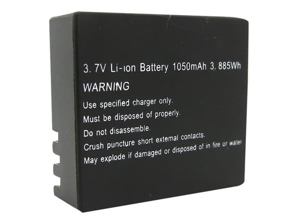 Easypix 01470, Lithium-Ion (Li-Ion), 1050 mAh, Kamera, 3,7 V, 3,885 Wh, Sort
