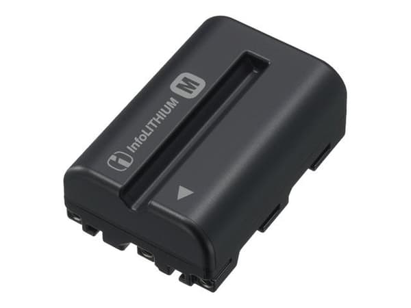 Sony NPF-M500H - Kamerabatteri - Li-Ion - 1650 mAh - för a DSLR-A100, A350, A450, A500, A550, A560, A580, A850, SLT-A57, A58, A65, A77; a77 II