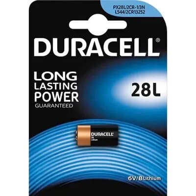 Duracell Photo 28L, Kertakäyttöinen akku, Litium, 6 V, 1 kpl, 84 mm, 14 mm