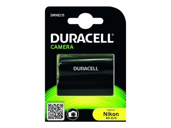 Duracell DRNEL15 batteri till kamera/videokamera Litium-Ion (Li-Ion) 1600 mAh