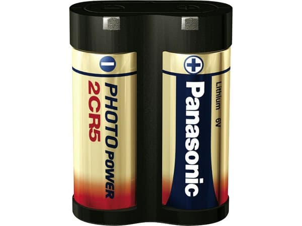 Panasonic 2CR5 - Kamerabatteri 2CR5 - Li - 1400 mAh