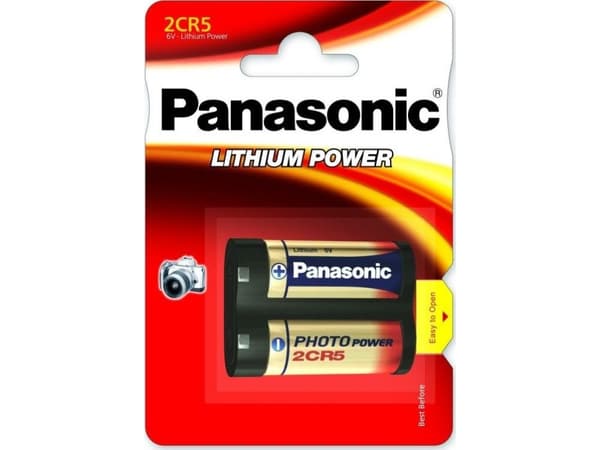 Panasonic 2CR5 - Kamerabatteri 2CR5 - Li - 1400 mAh
