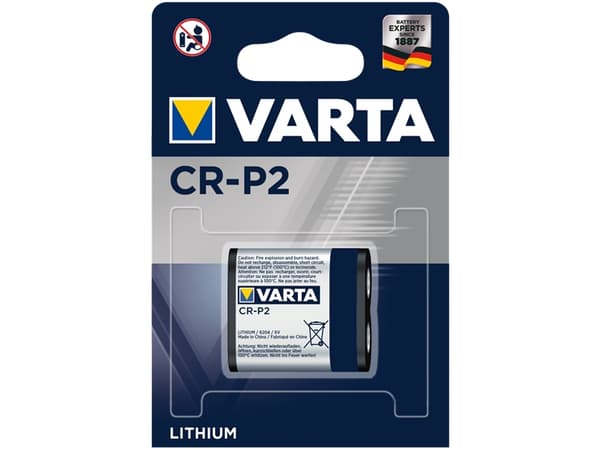 Varta Professional - Kamerabatteri CR-P2 - Li - 1600 mAh