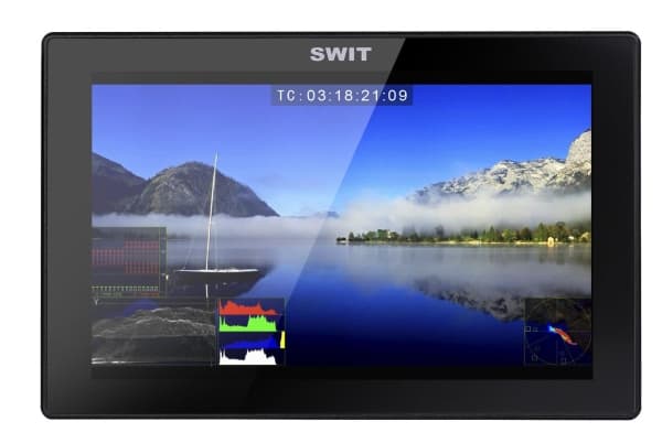 SWIT S-1073F, 17,8 cm (7"), 1920 x 1200 pixlar, 16:9, 16,78 miljoner färger, 400 cd/m², 160°