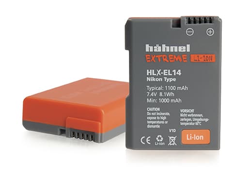 Hähnel Extreme HLX-EL14 - Akku - Li-Ion - 1100 mAh - Nikon D3200, D5100, D5200, D5300, D5500, D5600, Df; Coolpix P7000, P7100, P7700, P7800 - Nikon D