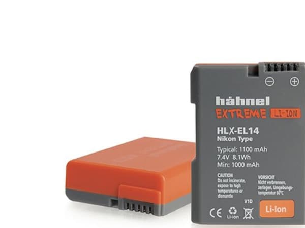Hähnel Extreme HLX-EL14 - Akku - Li-Ion - 1100 mAh - Nikon D3200, D5100, D5200, D5300, D5500, D5600, Df; Coolpix P7000, P7100, P7700, P7800 - Nikon D