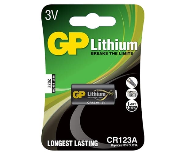 GP Photo Lithium - Batteri CR123A - Li