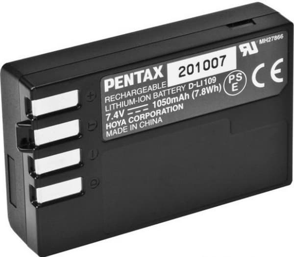 Pentax D LI109 - Akku - Li-Ion - Pentax K-30, K-70, KP, K-r, K-S1, K-S2 - Pentax K-30, K-70, KP, K-r, K-S1, K-S2