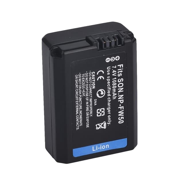 NP-FW50 Li-ion batteri til Sony NEX-5 NEX-3 NEX-5A NEX-5K SLT-A33 osv