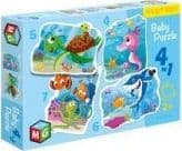 Multigra Baby Puzzle 4in1 Underwater