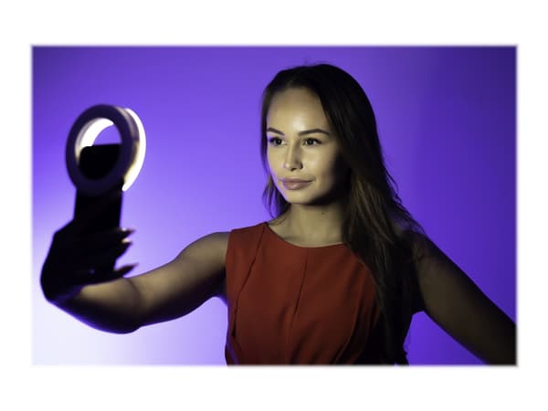 Kodak Ring Light Mini 4" - Ringljus - 1 huvuden x 50 lampa - LED - DC