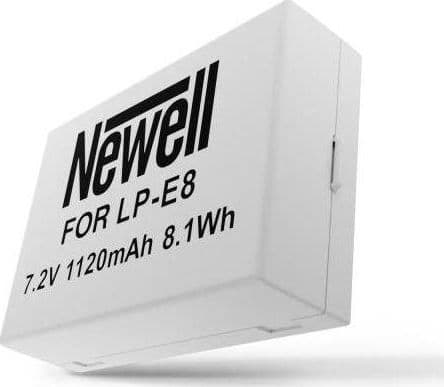 Newell akku Newell LP-E8 akku Canon EOS 550D, 600D, 650D, 700D, 650D, 700D -malliin