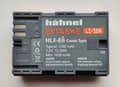 Miniatyrbilde 3 av 3: Hahnel HLX-E6NH, Canon, 2000 mAh, 7,2 V, Lithium-Ion (Li-Ion)