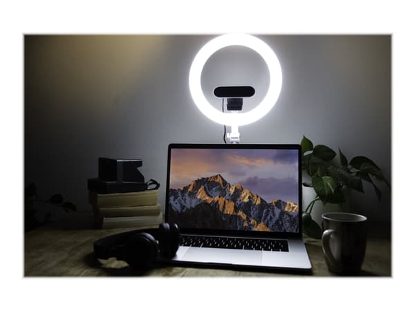 Kodak LED-ringlys VLOG 10'' SL002 + Hvit stativ