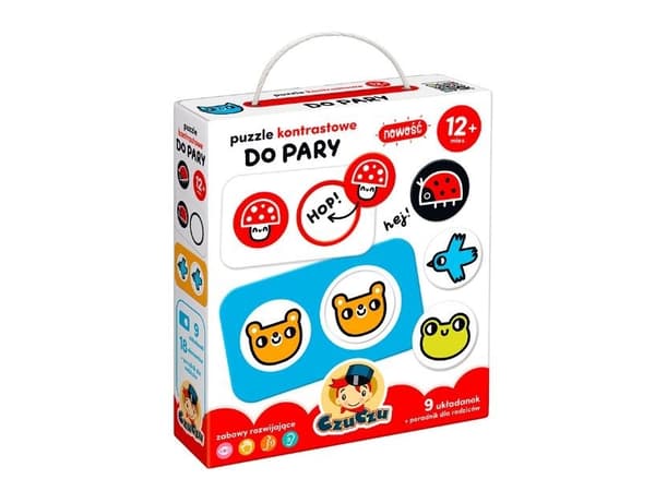 Bright Junior Media CzuCzu Puzzle kontrastowe Do pary