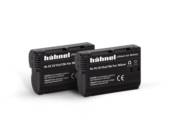 Hahnel HL-EL15HP, Kamerabatteri, Sort