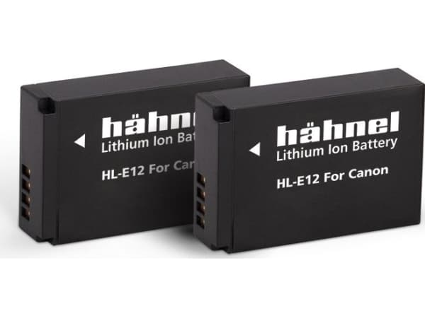 Hähnel Akku Canon HL-E12 / LP-E12 kaksoispakkaus