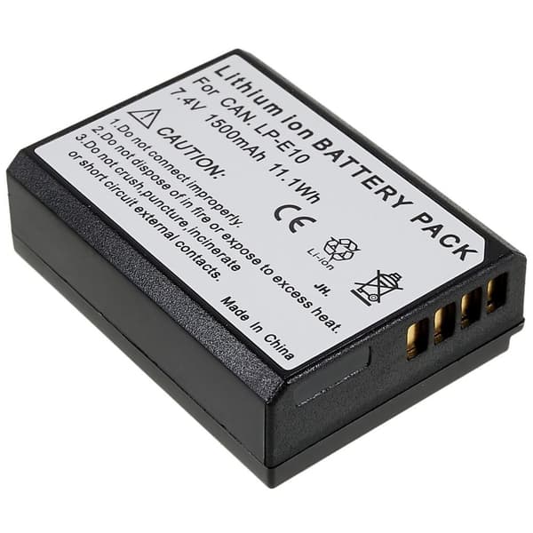 För CANON 1000D 1100D 1200D 1300D 1500D 3000D kamera batteri