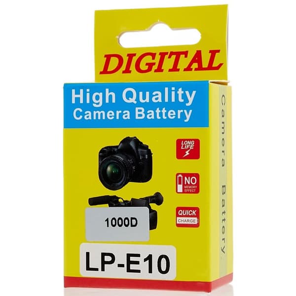 För CANON 1000D 1100D 1200D 1300D 1500D 3000D kamera batteri