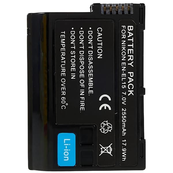 För Nikon D7000 7.0V 2550mAh kamerabatteri kod: EN-EL15